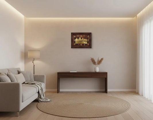 Luxury Mosque Design Wall Clock